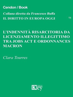 cover image of L'indennità risarcitoria da licenziamento illegittimo